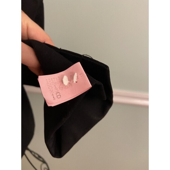 J Crew 10 Black Blazer Hidden Button 100% Wool  Career Jacket - Picture 4 of 5